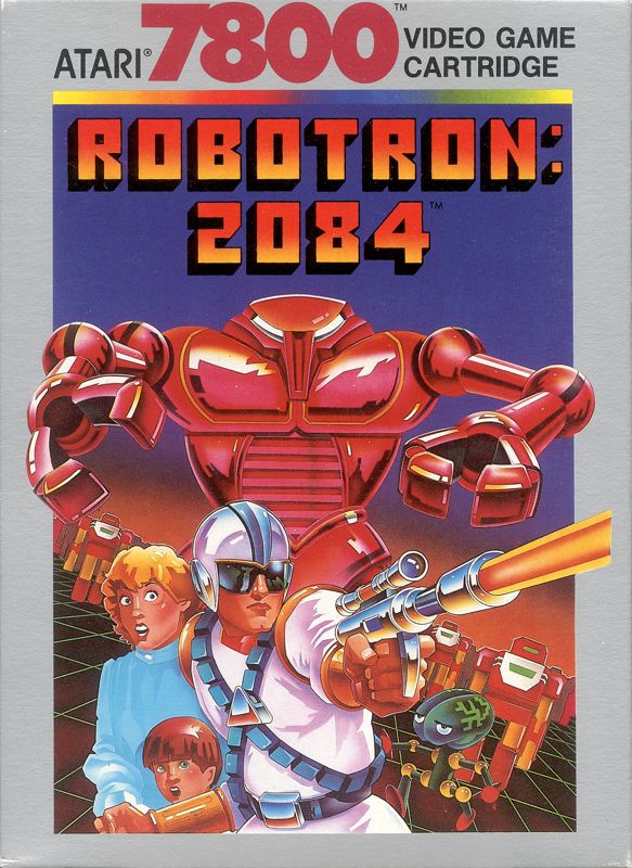 Robotron: 2084 box art for Atari 7800